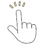 指さしアイコン