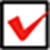 チェックマーク