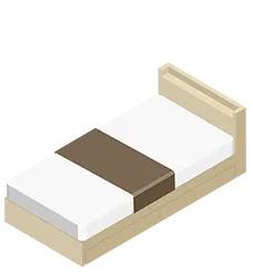 ベッドのイラスト