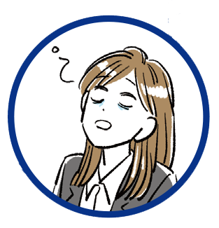 ショックを受ける人