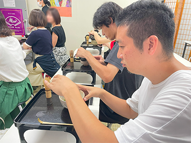 和菓子づくり・お抹茶体験